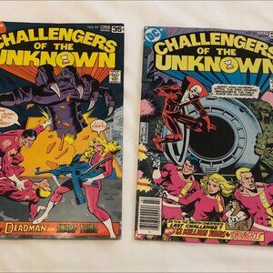 1978 DC Comic Books Challengers of the Unknown #85 #87